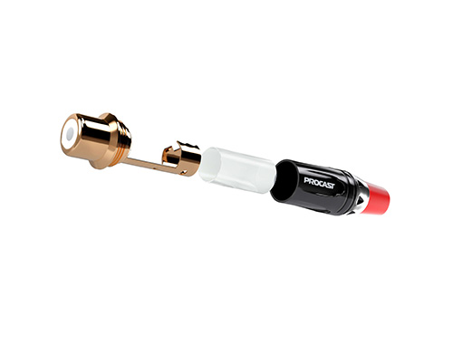 PROCAST cable RCA6/F/Red