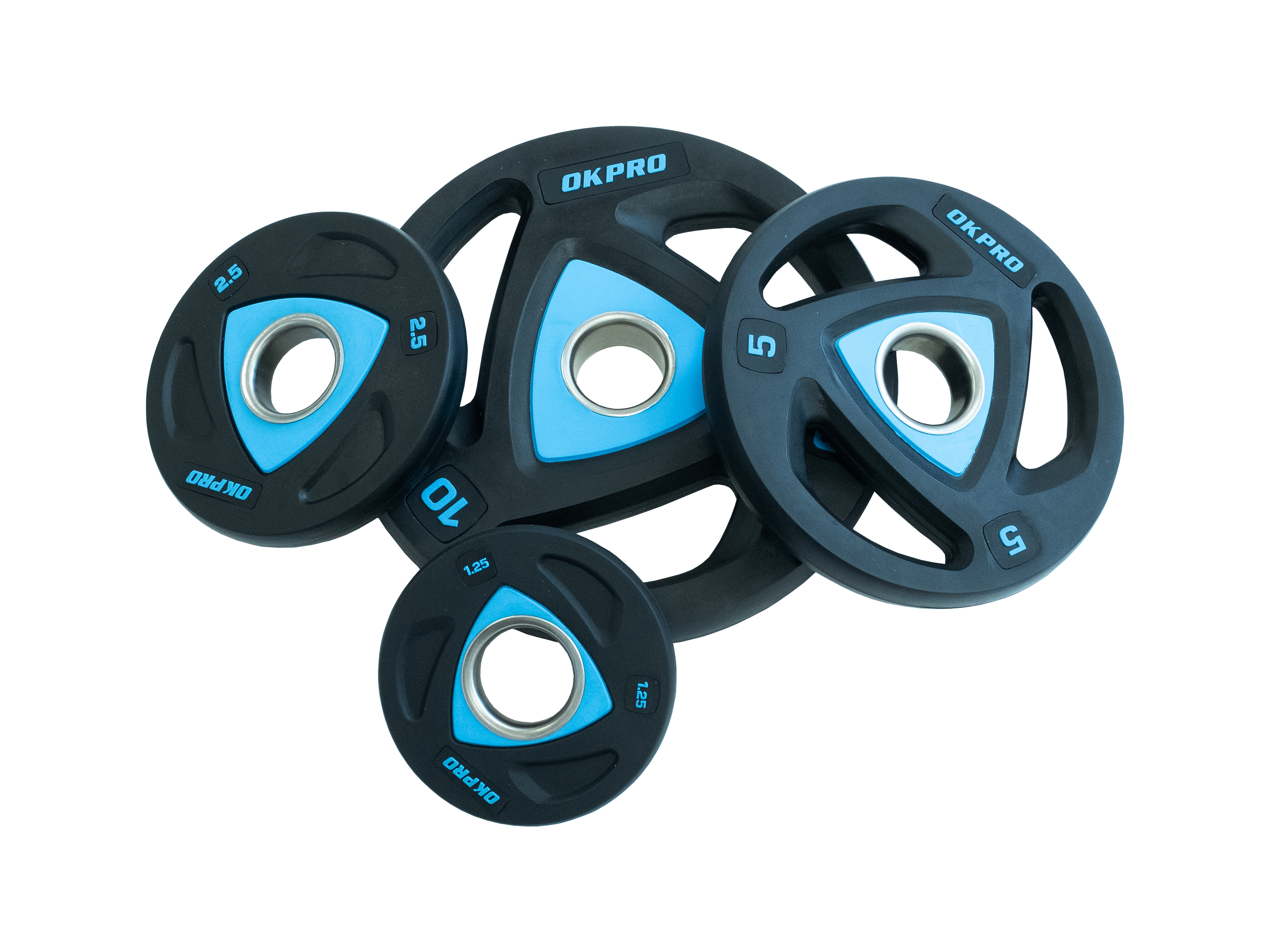 Диск олимпийский полиуретановый 5 кг OKPRO